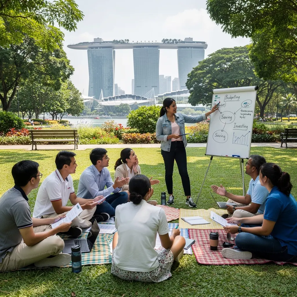 Modern office workspace